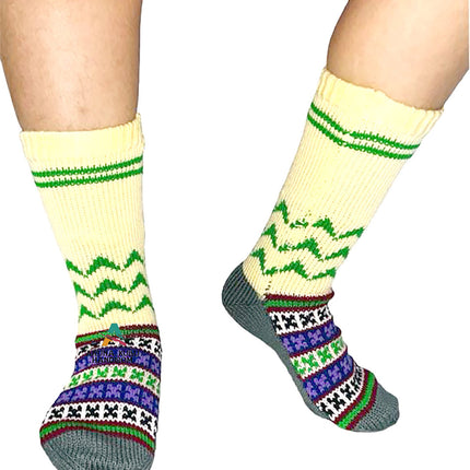 knitted socks design