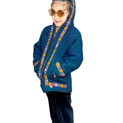 Woolen Winter Wear ZIPPER HOODIE FOR KIDS