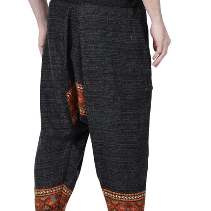 Woolen pajamas for winter wool pajama kullu patti pajama warm pajama hippie rose pajamas kullu patti pajama online yoga pajama for men loose single patti black