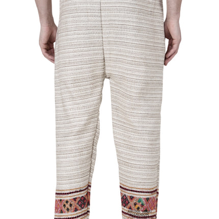 Pajama for men white singal patti