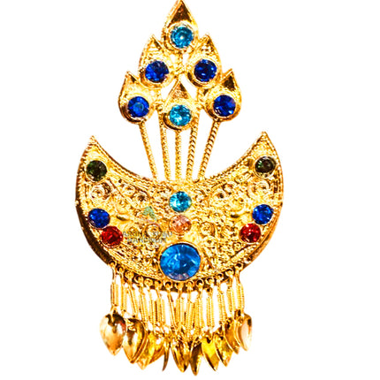 kalgi for himachali topi Artificial Handcrafted Himachali Kalgi For Himachali Topi himachali topi kalgi price silver kalgi for groom