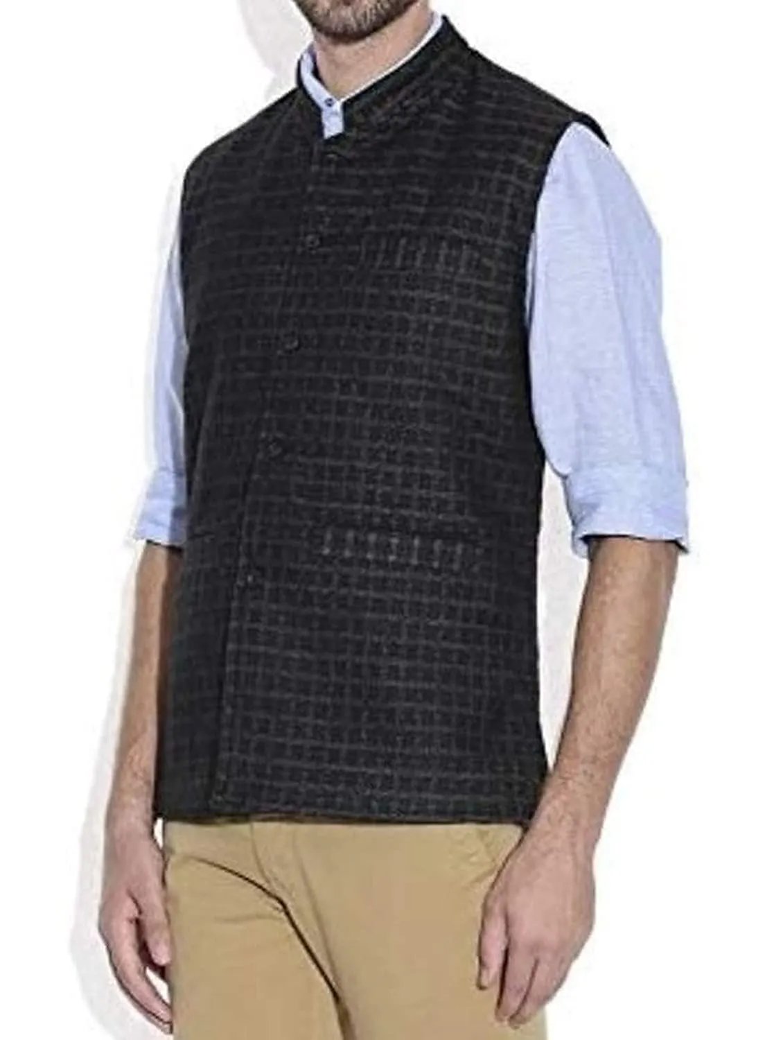 kullu patti nehru jacket black for men kullu nehru jacket  kullu patti nehru jacket