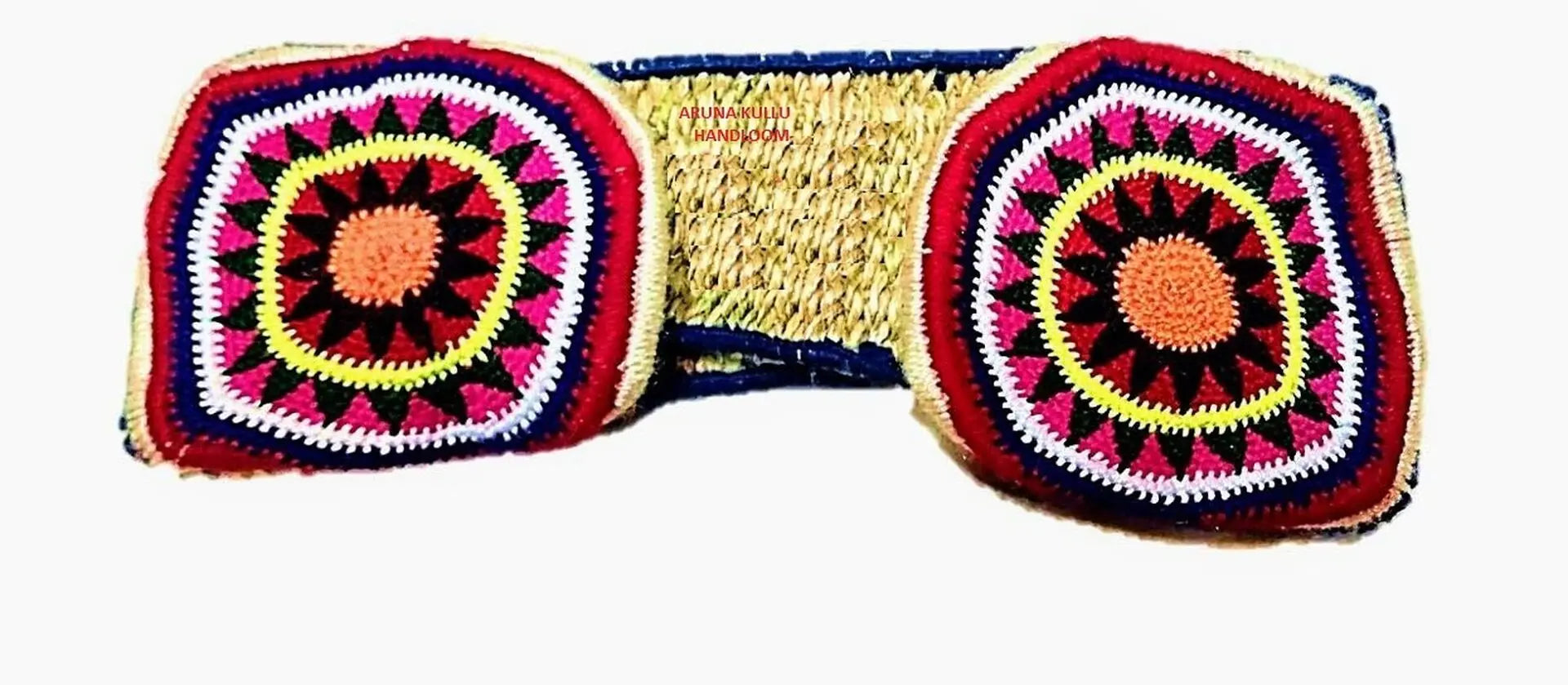 ARUNA Unisex Kullu Multicolour Jute Shoes for Kitchen Temple.