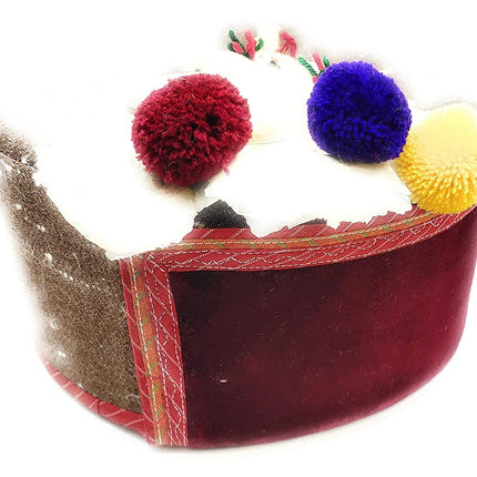 kullu cap with flower himachali kullu kinnauri topi with flower,kinnauri topi flower name Uttarakhand cap, kullu kalgi topi kinnauri cap with flower online himachali cap with flowers