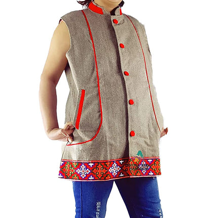 handmade woolen jacket for ladies