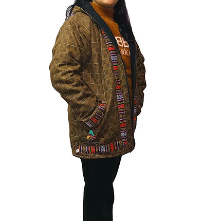 kullu hoodie online, woolen hoodie, ladies jacket, nehru jacket, kullu patti jacket HIMACHALI HOODIE Pahadi hoodie Pahari hoodie Pahadi jacket Pahari jacket himachali jacket manali jacket