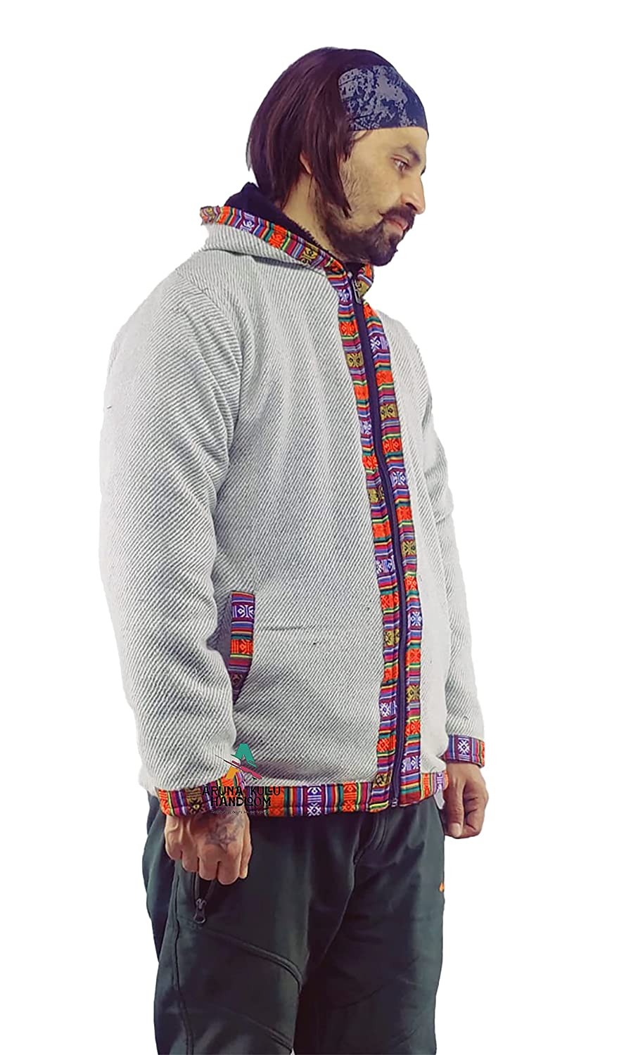 himachali jacket Pahadi coat Pahadi clothes himachali dress for male woolen plain long coat handloom long coat handloom pure wool