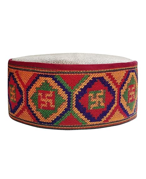 SWASTIK PATTERN himachali kullu topi cap