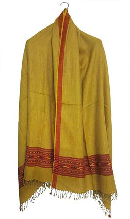 ARUNA Premium Pure Wool Kullu Shawl Unisex