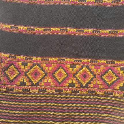 Hand Woven PASHMINA BLACK  Shawl Beautiful Hand Woven Embroidered FOR Women