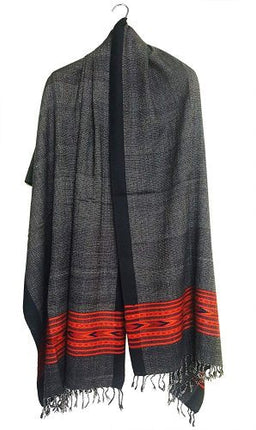 ARUNA Premium Pure Wool Kullu Shawl Unisex