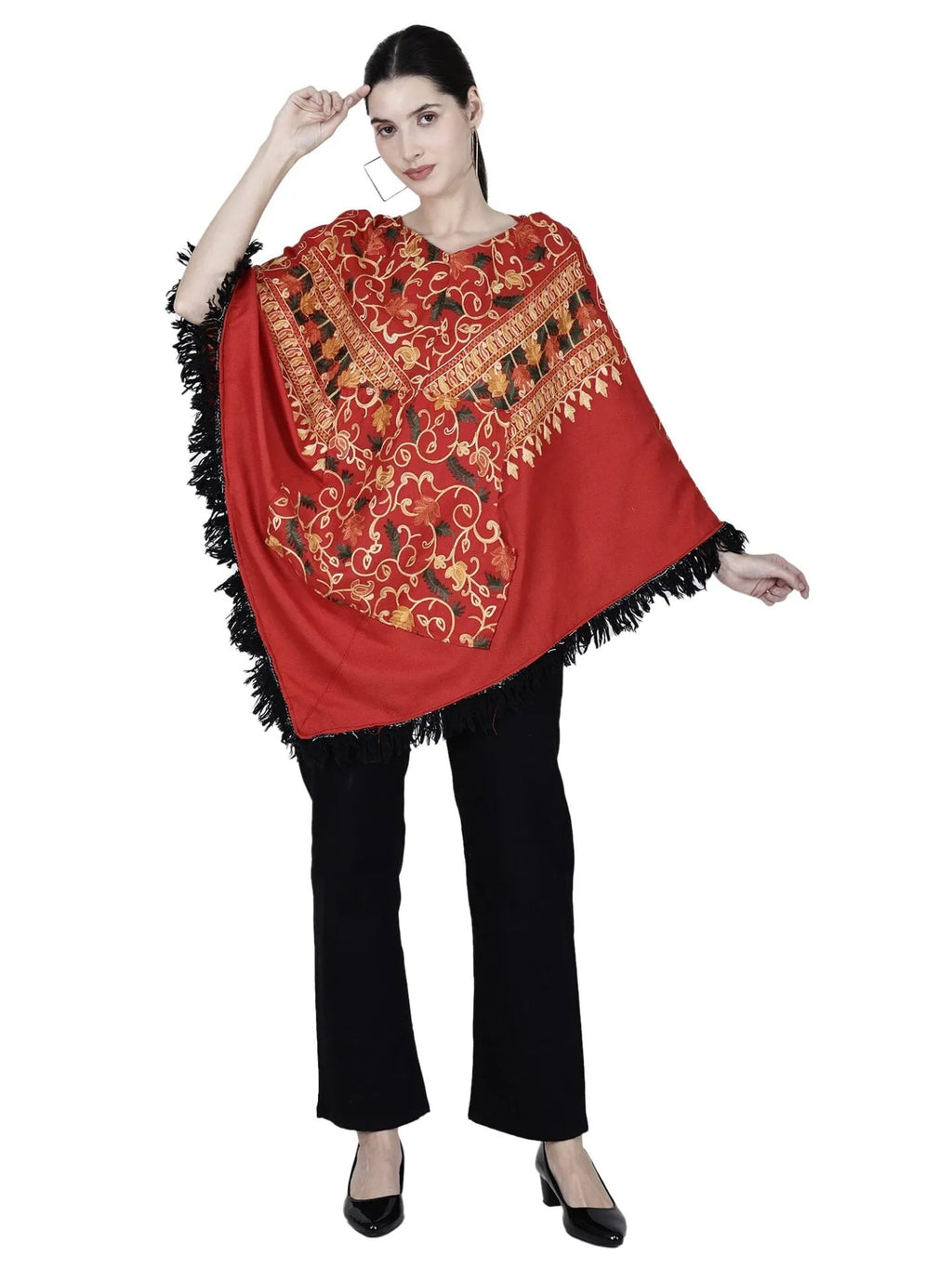 long poncho dress pheran poncho dress for ladies women's ponchos and capes ladies dressy capes