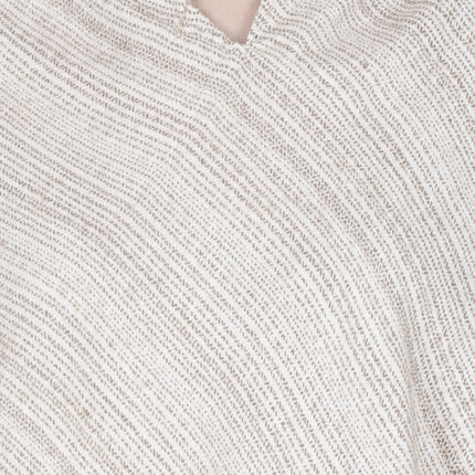 kullu shawl woolen poncho with hood for ladies cream