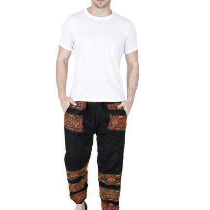 Woolen pajamas for winter black