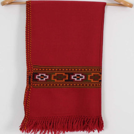 Kullu Kinnauri  Handcrafted Shawl Pure Wool Handwoven Embroidered Women