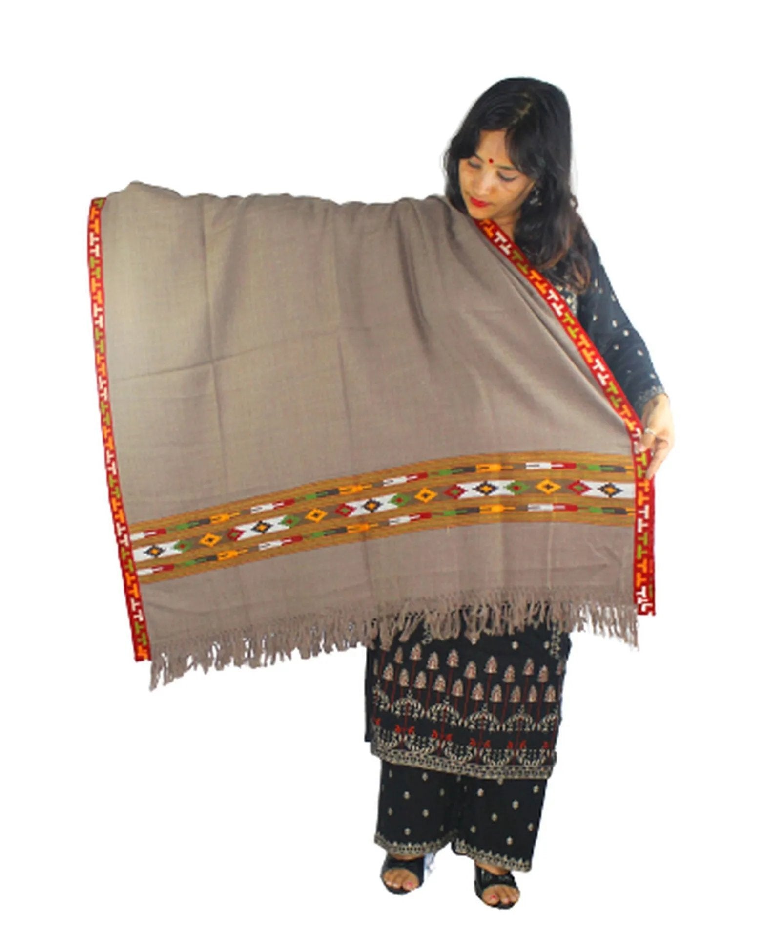 yak wool shawl online available in different colors, designs and price . we are no 1 manufacture of yak wool shawls in india