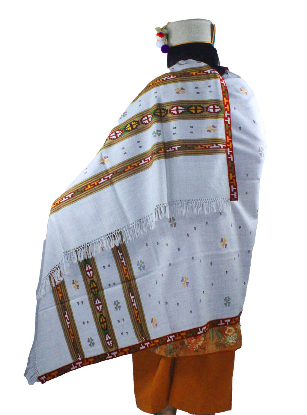 himachali kullu shawl himachali kullu kinauri shawl himachali woolen shawl Pahadi shawl