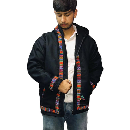 kullu jacket himachali jacket kullu hoodie himachali hoodie Pahadi jacket Pahadi hoodie Pahari jacket