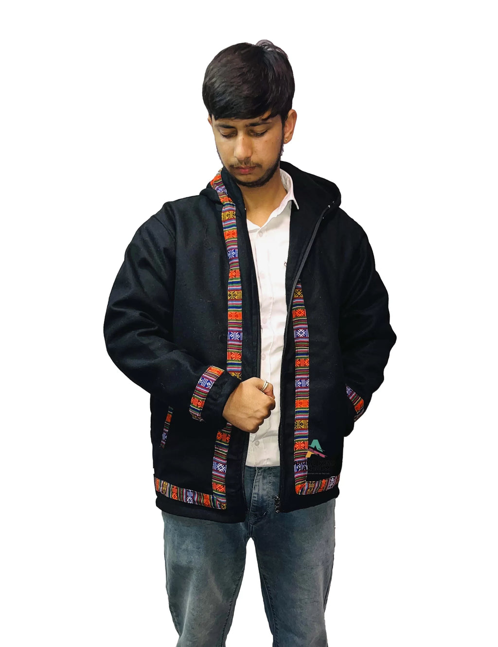 kullu jacket himachali jacket kullu hoodie himachali hoodie Pahadi jacket Pahadi hoodie Pahari jacket