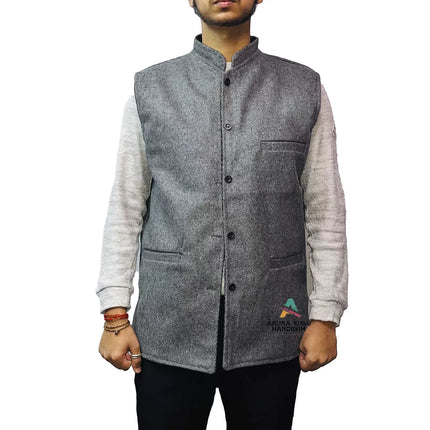 gaddi coat himachal winter wear winter clothes to wear in Shimla nehru jacket design black nehru jacket