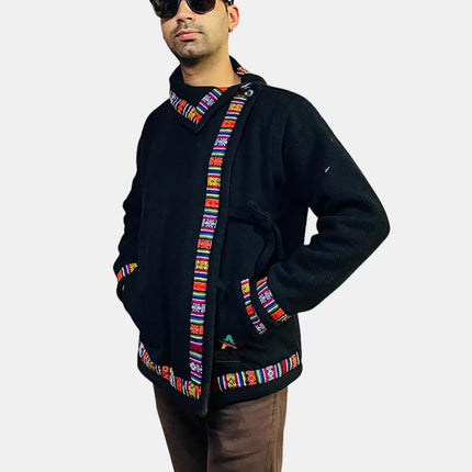 Kullu hoodie kullu hoodie online wool hoodies kullu lace hoodie kullu patti hoodie kullu shop online kullu jacket online Nehru Jacket For Men