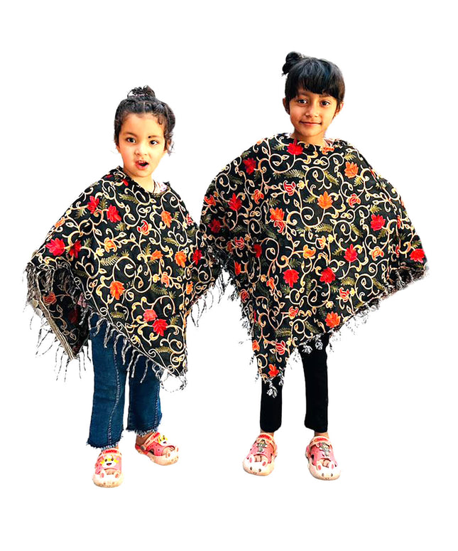 poncho for baby girl woolen poncho for baby girl poncho for kids poncho for 10 year old woolen shrug for baby girl