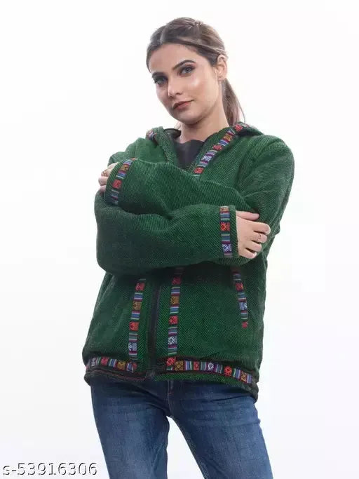 kullu hoodie for ladies Kullu hoodie jacket for Women hoodie for girls kullu wool hoodie