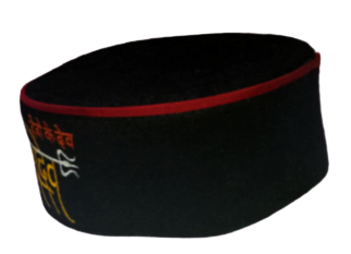 Mahadev logo kullu cap wool topi cap woolen kullu cap online